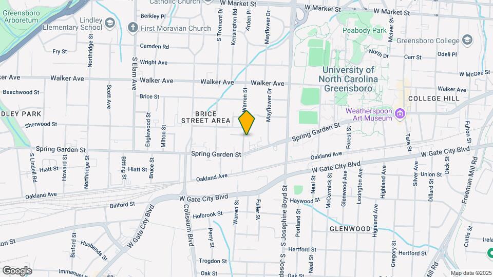 1626 Spring Garden St Map and Location Details
