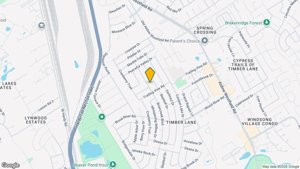 23418 Briarcreek Blvd Map and Location Details
