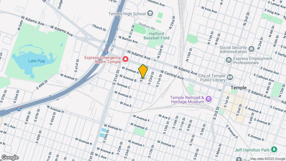 115 S 25th St Map and Location Details