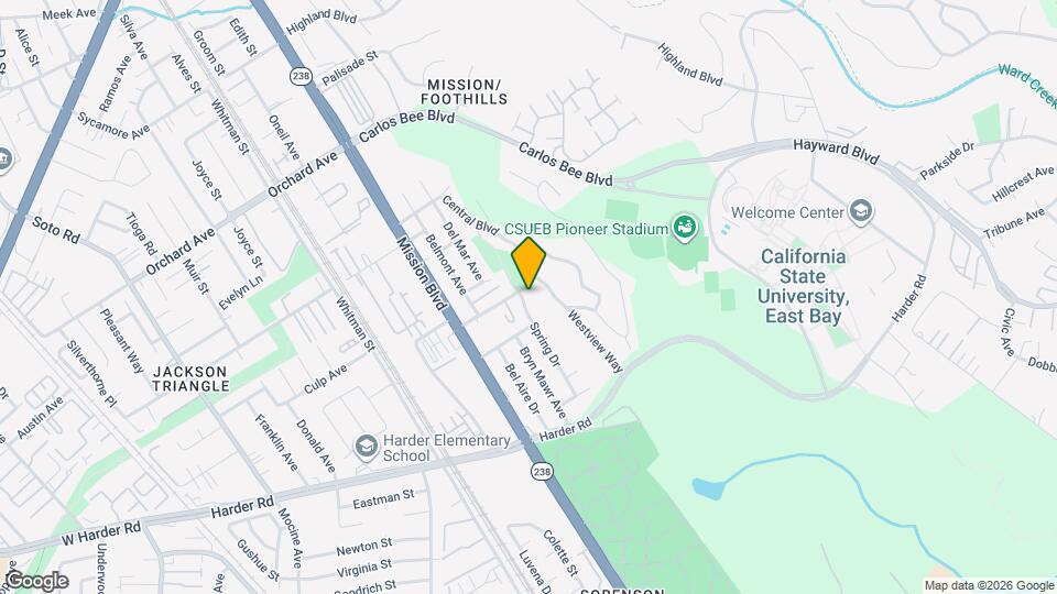 25684 Spring Dr Map and Location Details