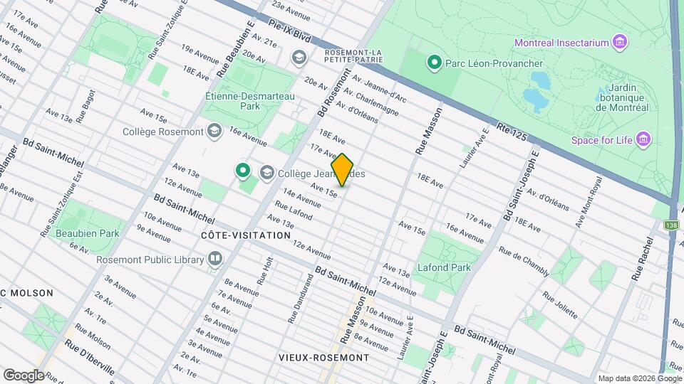 3577-3581 Dandurand St Map and Location Details