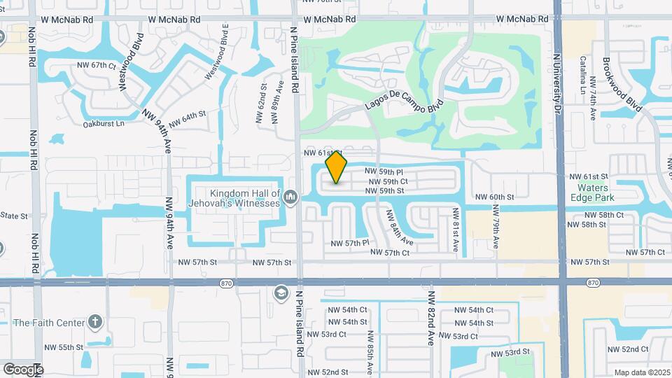 8601 NW 59th St Map and Location Details