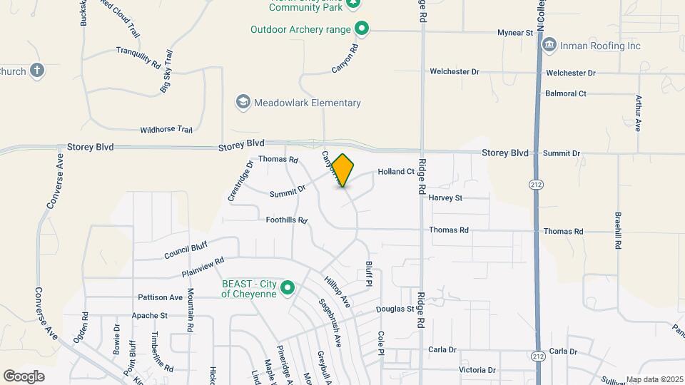 5908 Canyon Rd Mapa y Detalles de la Ubicación