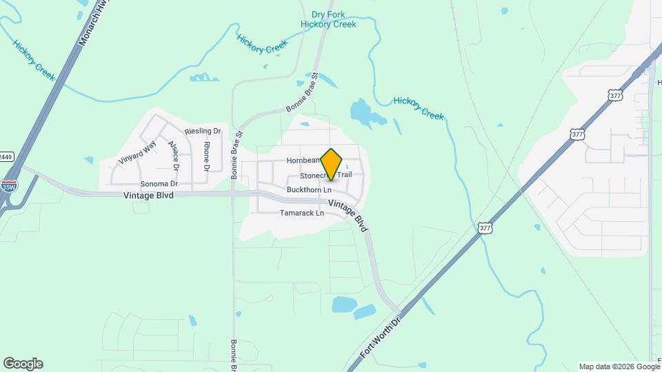 3128 Buckthorn Ln Map and Location Details