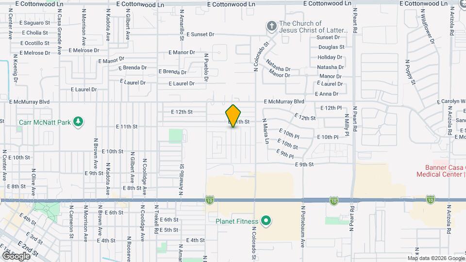 1025 N Menze St Map and Location Details