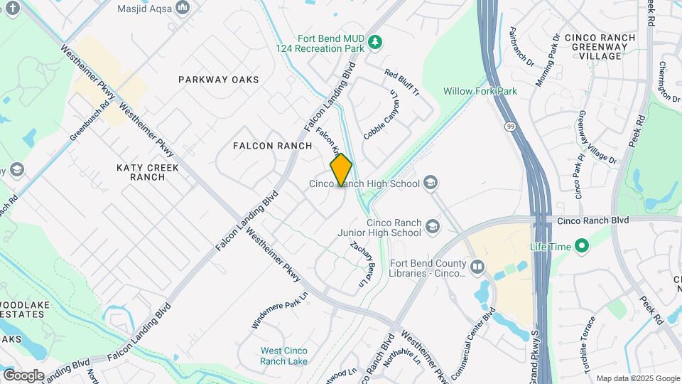 2710 Falcon Knoll Ln Map and Location Details
