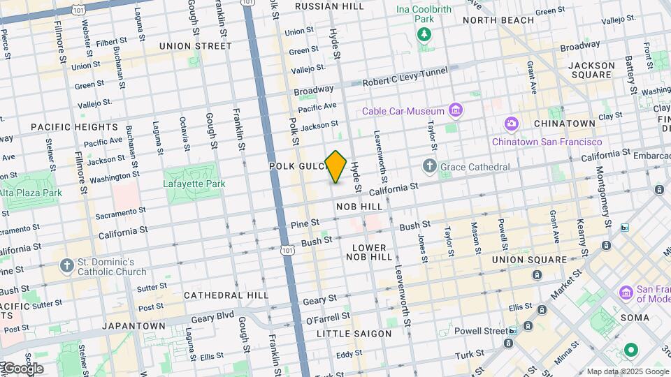 1430 Larkin St Map and Location Details