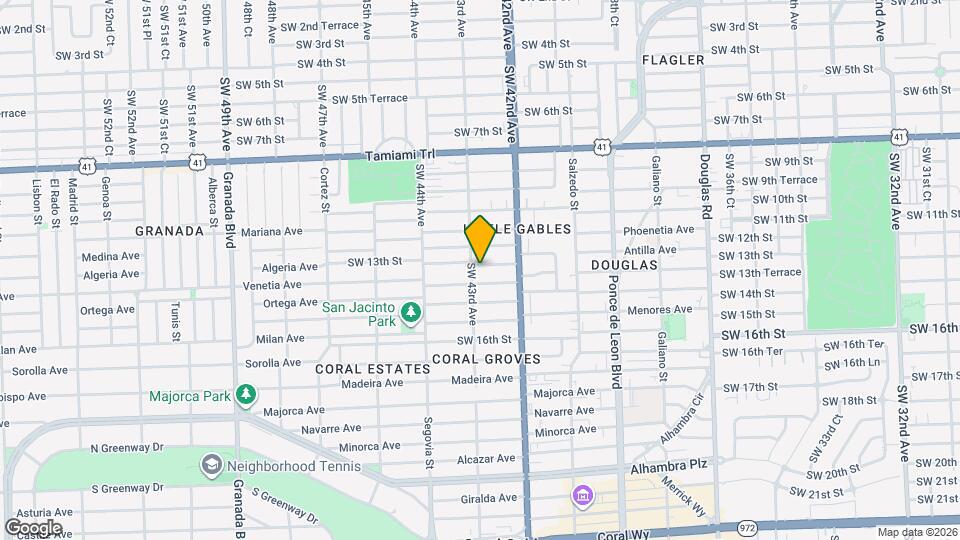 4280 SW 13th St Map and Location Details