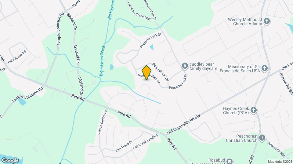 1970 Winnstead Pl Map and Location Details