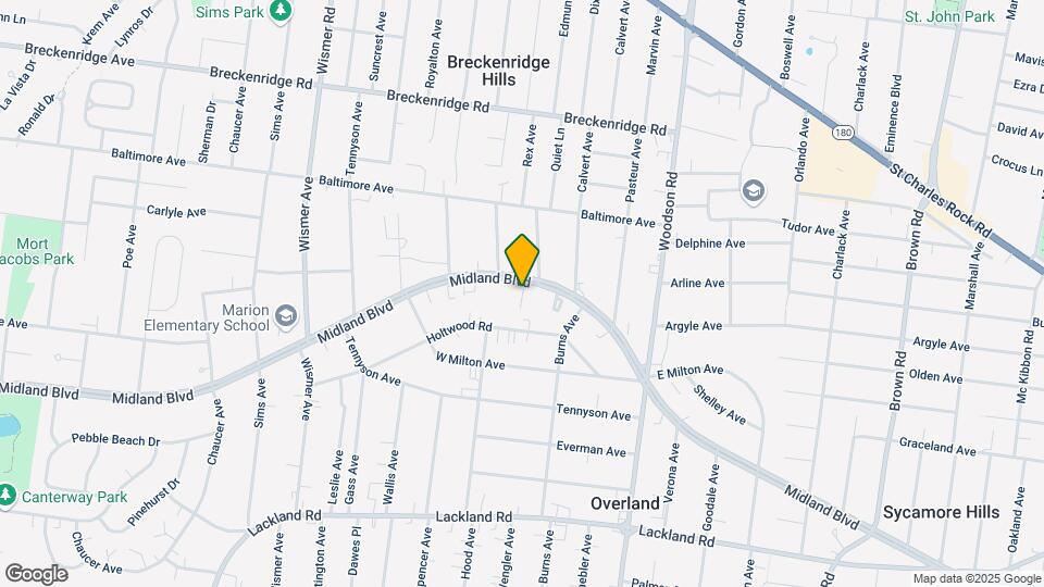 9532 Midland Blvd Mapa y Detalles de la Ubicación