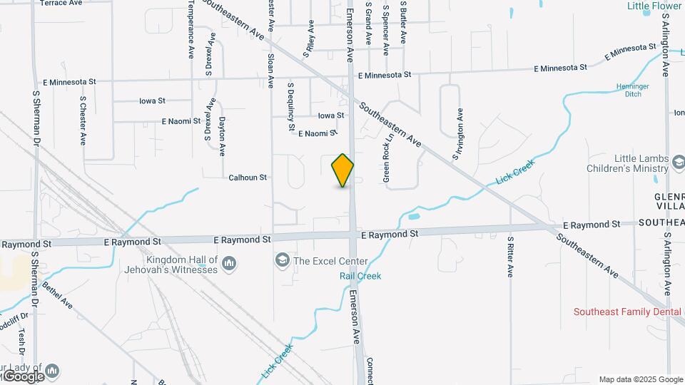 2106 S Emerson Ave Map and Location Details