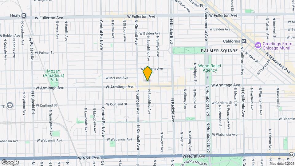 2010 N Spaulding Ave Map and Location Details