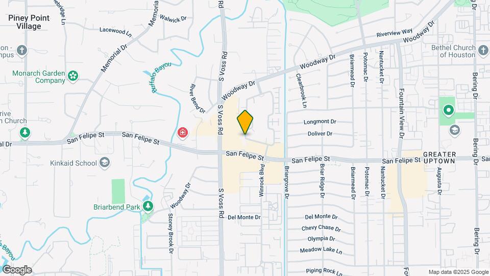 1414 Wood Hollow Dr Map and Location Details