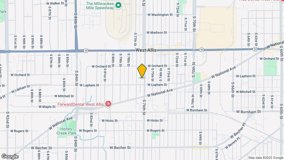 1569 S 76th St Map and Location Details