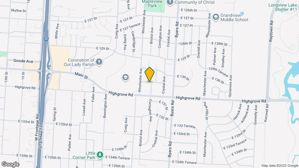 13020 Corrington Ave Map and Location Details