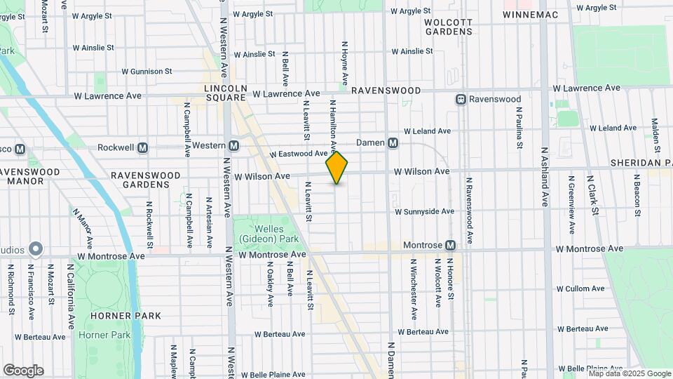 4535 N Hamilton Ave Map and Location Details