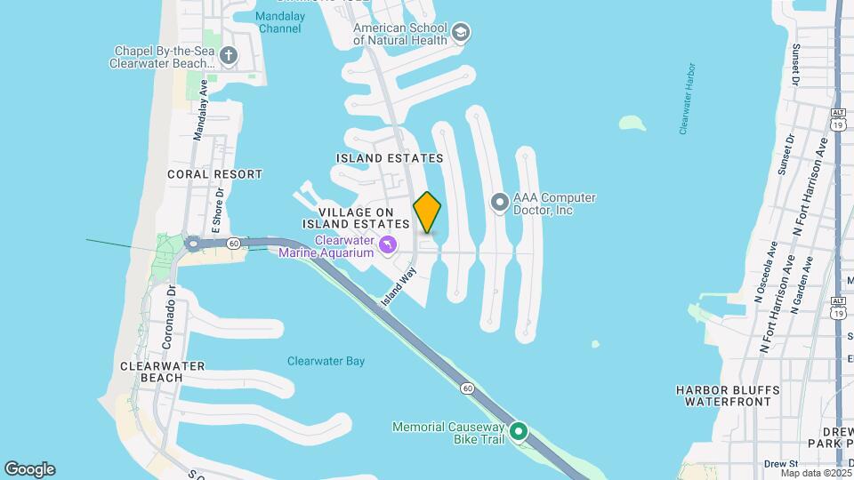 105 Island Way Map and Location Details