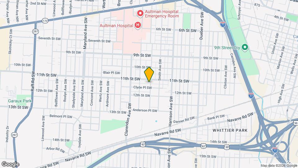 1117 Arlington Ave SW Map and Location Details