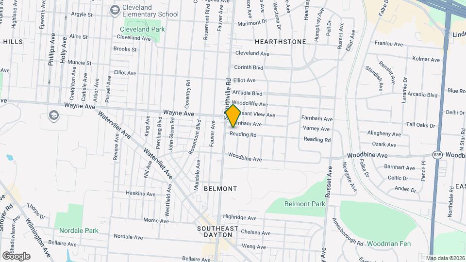 4017 Reading Rd Map and Location Details