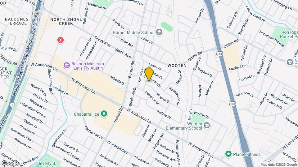 2108 Wooten Dr Mapa y Detalles de la Ubicación