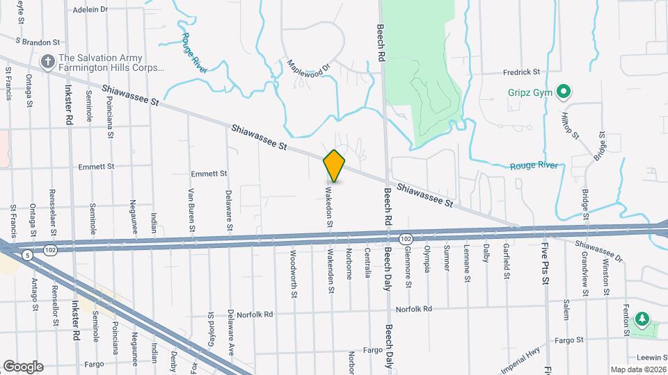 21046 Wakedon St Map and Location Details