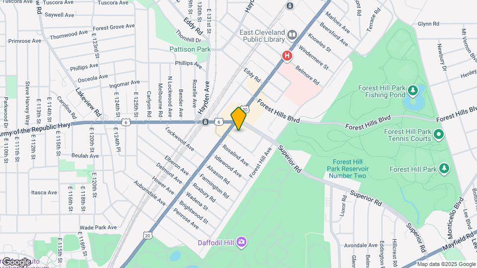 1817 Garfield Rd Map and Location Details