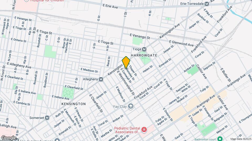 1838 E Wensley St Map and Location Details