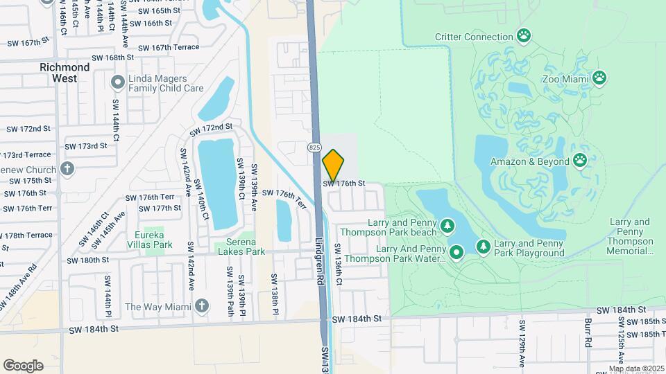 13591 SW 176th Terr Map and Location Details