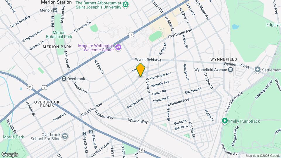 5718 Woodbine Ave Map and Location Details