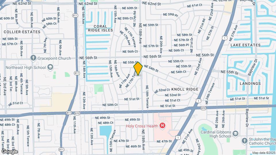 1761 NE 52nd St Map and Location Details