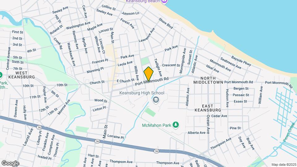 116 Port Monmouth Rd Map and Location Details
