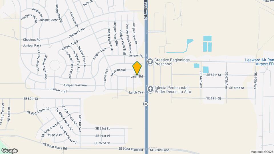 338 Larch Rd Map and Location Details