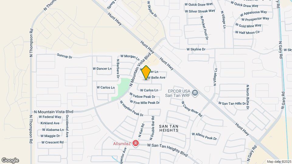 3220 W Santa Cruz Ave Map and Location Details