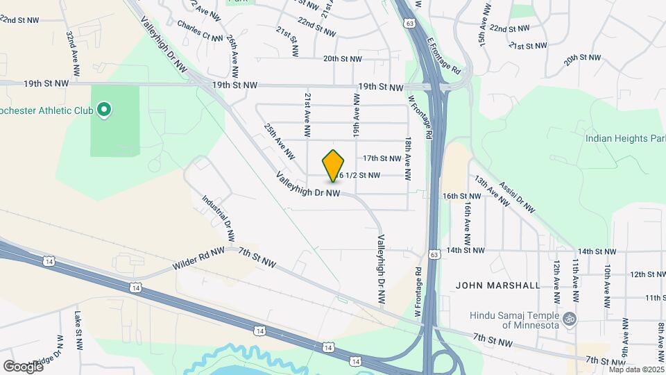 2005 Valleyhigh Dr NW Map and Location Details