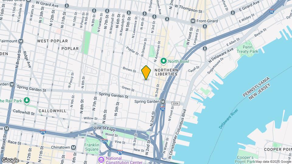 709 N 3rd St Map and Location Details