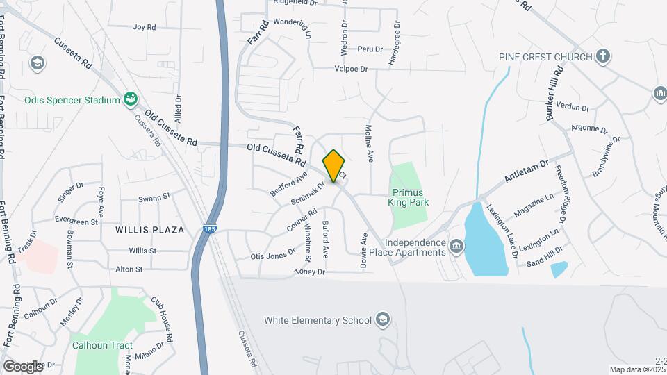 4614 Old Cusseta Rd Map and Location Details