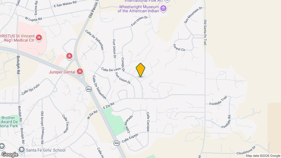 2021 Conejo Dr Map and Location Details