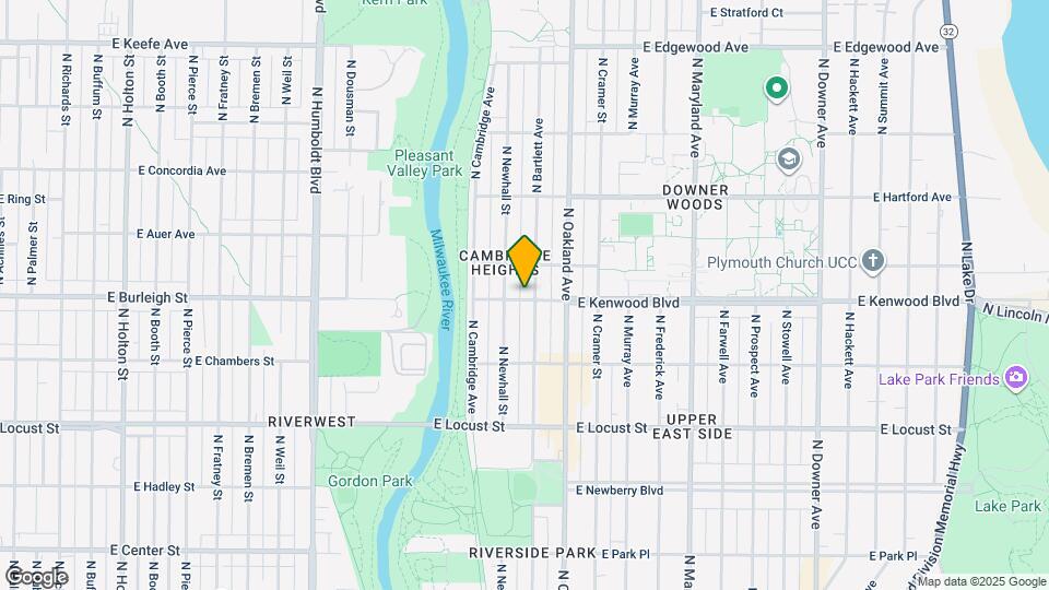 3101 N Bartlett Ave Map and Location Details