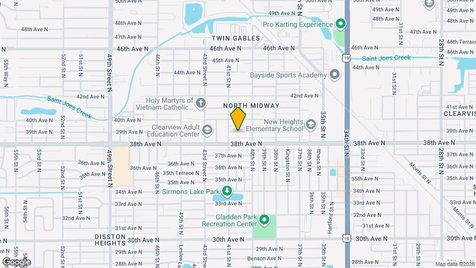 4058 39th Ave N Map and Location Details