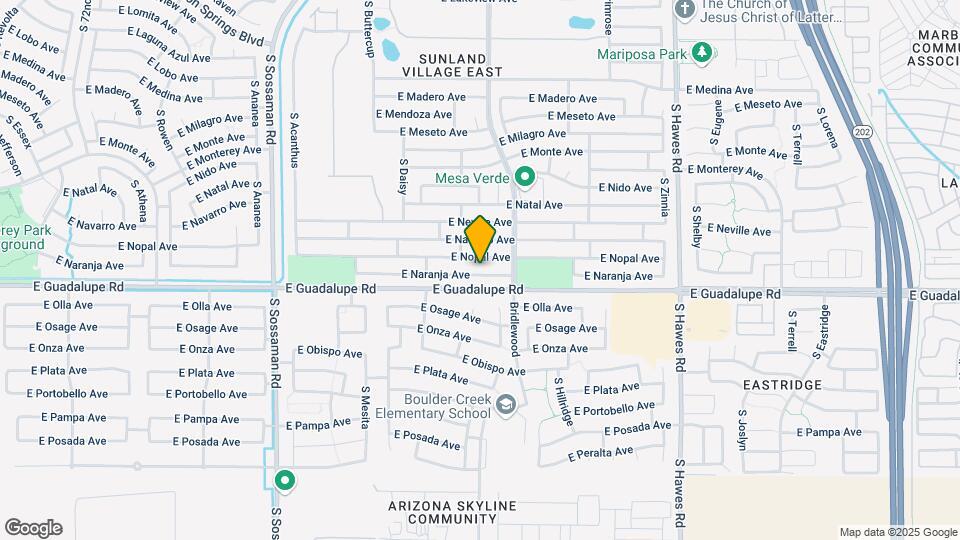 7940 E Naranja Ave Map and Location Details