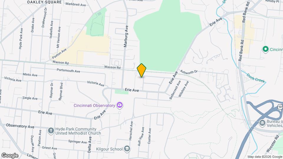 3639 Amberson Ave, Unit 2 Mapa y Detalles de la Ubicación