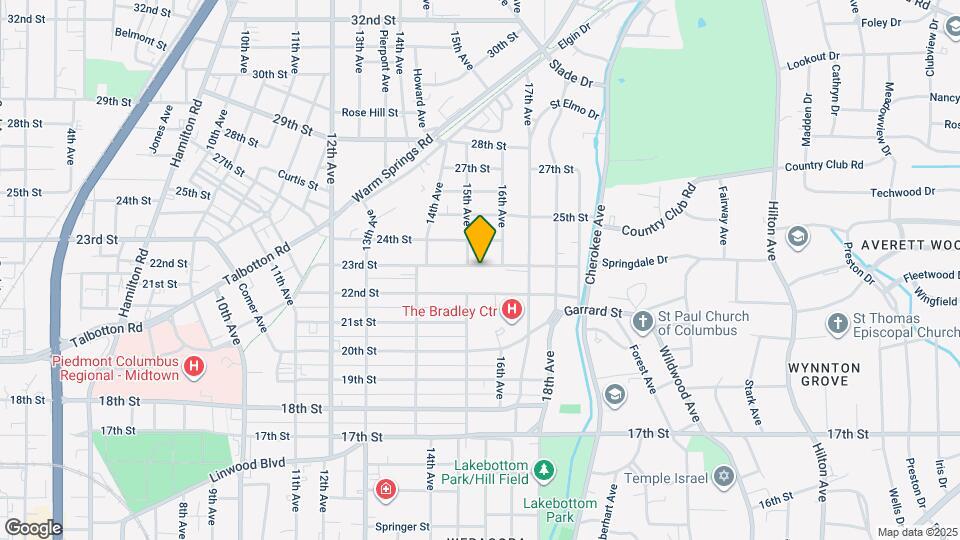 1512 23rd St Map and Location Details