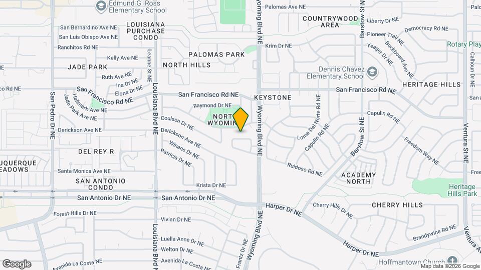 7801 Calle de Cobre NE Map and Location Details