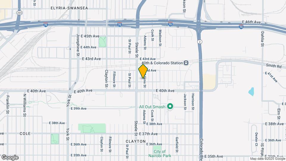 4101 Adams St Map and Location Details