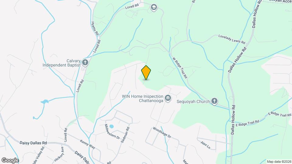 9436 Fox Gap Ln Map and Location Details