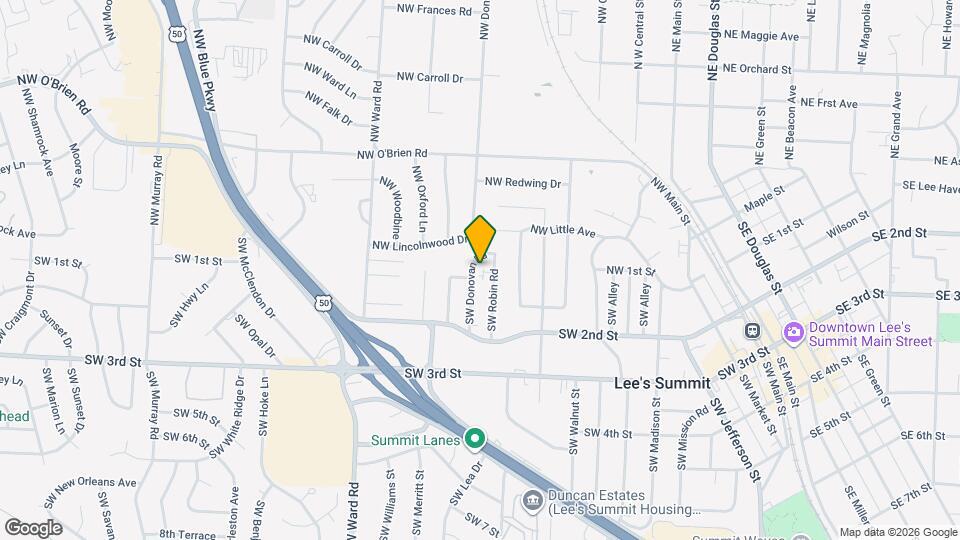 111 SW Donovan Rd Map and Location Details