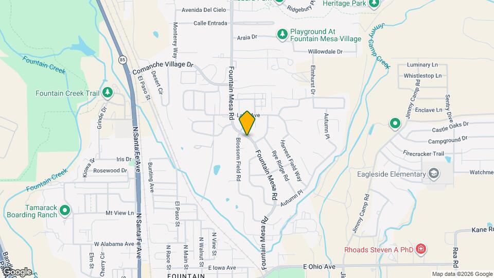 Fountain Ridge Apartments Map and Location Details