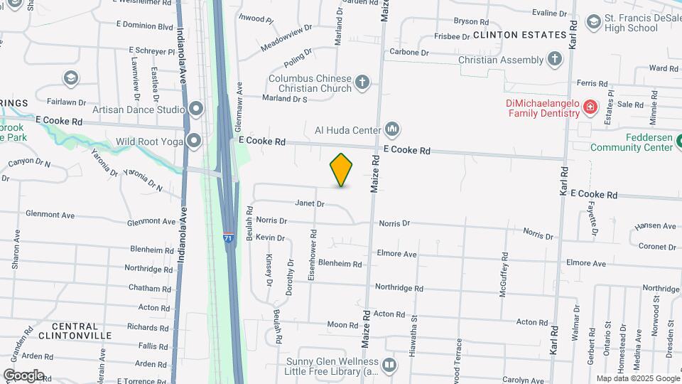 995 Overbrook Service Dr Map and Location Details