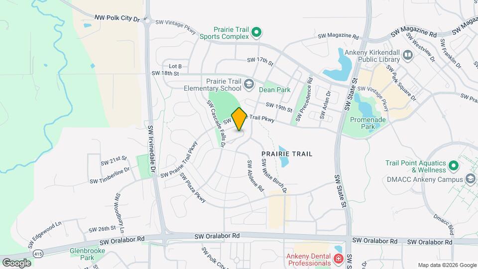 2039 SW Cascade Falls Dr Map and Location Details