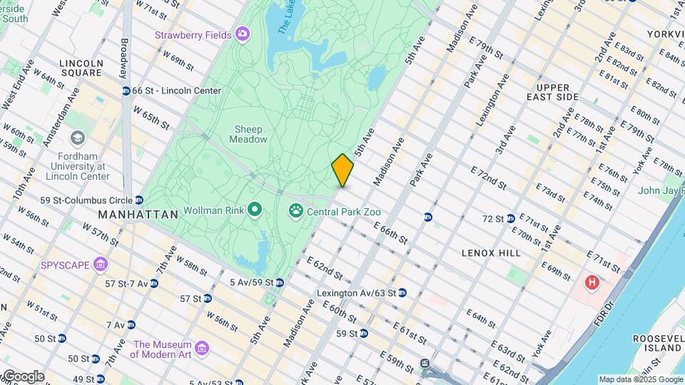 2 E 67th St Map and Location Details